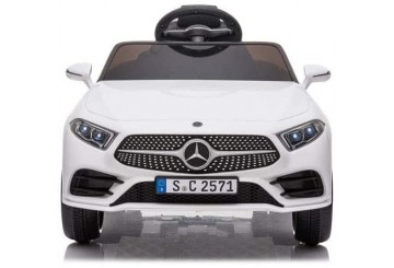 Auto Macchina Elettrica Per Bambini 12v Mercedes Cls 350 Amg Con Sedile In Pelle Telecomando 2.4 Ghz Porte Apribili E Mp3