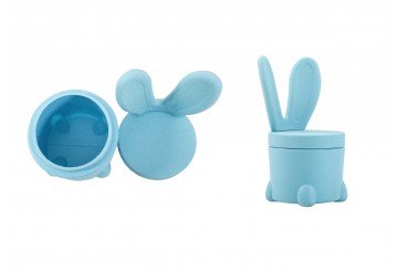 Sedia Portagiochi Bunny Per Bambini Mobiletto 2 In 1 Misure H53 X L32 X P32 
