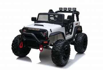 Auto Macchina Elettrica Fuoristrada Big Adventure 24v Per Bambini 2 Posti Full Optional Sedile In Pelle Telecomando Porte Apribili