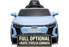 Auto Macchina Elettrica Per Bambini 12v Audi Rs E-tron Gt Sedile Pelle Con Telecomando Blue