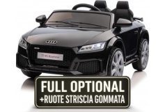 Auto Macchina Elettrica Per Bambini 12v Audi Tt Rs 6 Sedile Pelle Con Telecomando