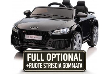 Auto Macchina Elettrica Per Bambini 12v Audi Tt Rs 6 Sedile Pelle Con Telecomando