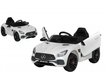 Auto Macchina Elettrica Per Bambini Mercedes Amg Gt 12v Porte Apribili Full Optional Con Telecomando