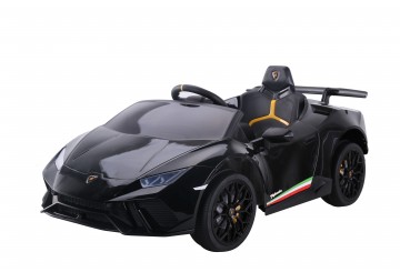 Auto Macchina Elettrica Per Bambini 12v Lamborghini Huracán Con Telecomando Porte Apribili Led E Suoni Mp3