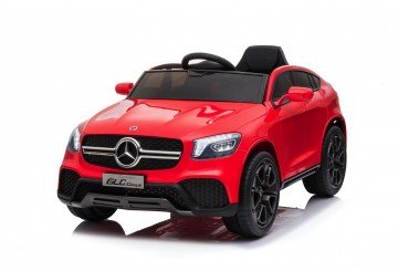 Auto Macchina Elettrica Per Bambini 12v Mercedes Glc Coupè Con Telecomando Rossa