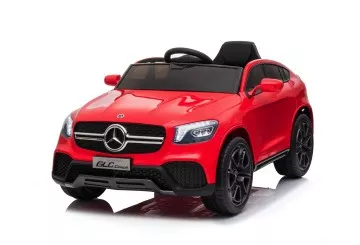Auto Macchina Elettrica Per Bambini 12v Mercedes Glc Coupè Con Telecomando Rossa