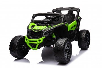 Auto Macchina Elettrica Per Bambini 24v Utv Can Am Maverick  Telecomando 2 Motori Da 200w Porte Apribili Verde