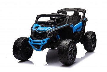 Auto Macchina Elettrica Per Bambini 24v Utv Can Am Maverick  Telecomando 2 Motori Da 200w Porte Apribili Blue
