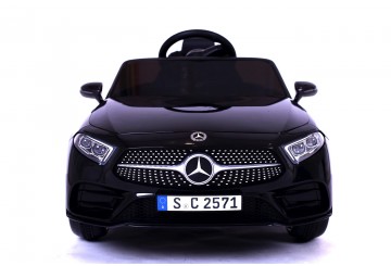 Auto Macchina Elettrica Per Bambini 12v Mercedes Cls 350 Amg Con Sedile In Pelle Telecomando 2.4 Ghz Porte Apribili E Mp3