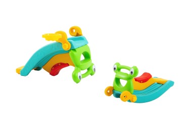 Scivolo Per Bambini Cavallo A Dondolo Multifunzione In 1 H50 X L83 X L48