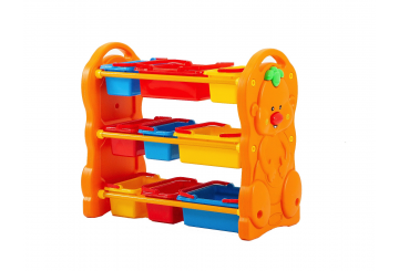 Scaffale Per Giocattoli Portagiochi Mobiletto Multi Ripiano Per Bambini Con 9 Ceste H95 X L79 X P42 