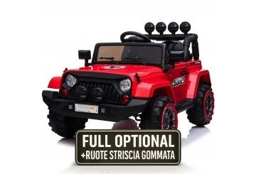Auto Macchina Elettrica Per Bambini Fuoristrada Adventure 12v Mp3 Led Con Telecomando Full Optional Sedili In Pelle