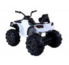 Super Quad Lander elettrico per Bambini 12V doppio motore Full optional con Ammortozzatori Bianco con Telecomando