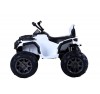 Super Quad Lander elettrico per Bambini 12V doppio motore Full optional con Ammortozzatori Bianco con Telecomando