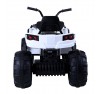 Super Quad Lander elettrico per Bambini 12V doppio motore Full optional con Ammortozzatori Bianco con Telecomando