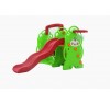Scivolo per Bambini con Altalena Giardino Esterni Interno Multifunzione con canestro H87 x L169 x L112