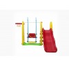 SCIVOLO PER BAMBINI CON ALTALENA GIARDINO ESTERNI INTERNO MULTIFUNZIONE CON CANESTRO H123 X L170 X L160 GIRAFFA