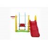 SCIVOLO PER BAMBINI CON ALTALENA GIARDINO ESTERNI INTERNO MULTIFUNZIONE CON CANESTRO H123 X L170 X L160 GIRAFFA
