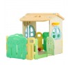 Casetta Per Bambini Partyfun multifunzione con canestro porte e finestre apribili H117 X L163 X L146