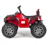 Super Quad Lander elettrico per Bambini 12V doppio motore Full optional con Ammortozzatori Rosso con Telecomando