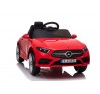 Auto Macchina Elettrica per Bambini 12V Mercedes CLS 350 AMG Rossa con Sedile in Pelle Telecomando 2.4 GHz Porte Apribili e MP3