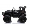 Auto Macchina Elettrica Fuoristrada Big Adventure 24V Nera per Bambini 2 Posti Full Optional sedile in pelle telecomando porte apribili