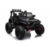 Auto Macchina Elettrica Fuoristrada Big Adventure 24V Nera per Bambini 2 Posti Full Optional sedile in pelle telecomando porte apribili