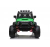 Auto Macchina Elettrica Fuoristrada Big Adventure 24V Verde per Bambini 2 Posti Full Optional sedile in pelle telecomando porte apribili