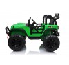 Auto Macchina Elettrica Fuoristrada Big Adventure 24V Verde per Bambini 2 Posti Full Optional sedile in pelle telecomando porte apribili