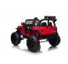 Auto Macchina Elettrica Fuoristrada Big Adventure 24V Rossa per Bambini 2 Posti Full Optional sedile in pelle telecomando porte apribili