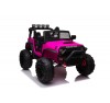 Auto Macchina Elettrica Fuoristrada Big Adventure 24V Rosa per Bambini 2 Posti Full Optional sedile in pelle telecomando porte apribili