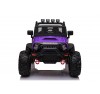 Auto Macchina Elettrica Fuoristrada Big Adventure 24V Viola per Bambini 2 Posti Full Optional sedile in pelle telecomando porte apribili