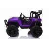 Auto Macchina Elettrica Fuoristrada Big Adventure 24V Viola per Bambini 2 Posti Full Optional sedile in pelle telecomando porte apribili