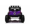 Auto Macchina Elettrica Fuoristrada Big Adventure 24V Viola per Bambini 2 Posti Full Optional sedile in pelle telecomando porte apribili