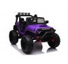 Auto Macchina Elettrica Fuoristrada Big Adventure 24V Viola per Bambini 2 Posti Full Optional sedile in pelle telecomando porte apribili