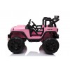 Auto Macchina Elettrica Fuoristrada Big Adventure 24V rose per Bambini 2 Posti Full Optional sedile in pelle telecomando porte apribili