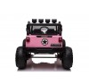 Auto Macchina Elettrica Fuoristrada Big Adventure 24V rose per Bambini 2 Posti Full Optional sedile in pelle telecomando porte apribili