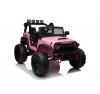 Auto Macchina Elettrica Fuoristrada Big Adventure 24V rose per Bambini 2 Posti Full Optional sedile in pelle telecomando porte apribili