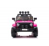 Auto Macchina Elettrica per Bambini Fuoristrada Adventure Rosa 12V MP3 Led con Telecomando Full Optional Sedili in Pelle