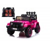 Auto Macchina Elettrica per Bambini Fuoristrada Adventure Rosa 12V MP3 Led con Telecomando Full Optional Sedili in Pelle