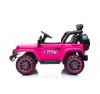 Auto Macchina Elettrica per Bambini Fuoristrada Adventure Rosa 12V MP3 Led con Telecomando Full Optional Sedili in Pelle