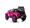 Auto Macchina Elettrica per Bambini Fuoristrada Adventure Rosa 12V MP3 Led con Telecomando Full Optional Sedili in Pelle