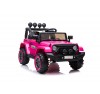 Auto Macchina Elettrica per Bambini Fuoristrada Adventure Rosa 12V MP3 Led con Telecomando Full Optional Sedili in Pelle