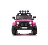 Auto Macchina Elettrica per Bambini Fuoristrada Adventure Rosa 12V MP3 Led con Telecomando Full Optional Sedili in Pelle