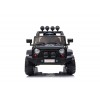 Auto Macchina Elettrica Fuoristrada Adventure per Bambini Nera 12V MP3 Led con Telecomando Full Optional Sedili in Pelle