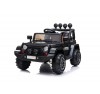 Auto Macchina Elettrica Fuoristrada Adventure per Bambini Nera 12V MP3 Led con Telecomando Full Optional Sedili in Pelle