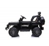 Auto Macchina Elettrica Fuoristrada Adventure per Bambini Nera 12V MP3 Led con Telecomando Full Optional Sedili in Pelle