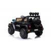 Auto Macchina Elettrica Fuoristrada Adventure per Bambini Nera 12V MP3 Led con Telecomando Full Optional Sedili in Pelle