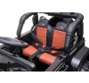 Auto Macchina Elettrica Fuoristrada Adventure per Bambini Nera 12V MP3 Led con Telecomando Full Optional Sedili in Pelle