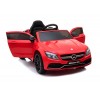 Auto Elettrica per Bambini 12V Mercedes C63 AMG Rossa Porte Apribili con telecomando